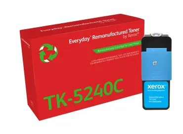 Toner rigenerato Everyday™ di Xerox Ciano compatibile con Kyocera TK-5240C, Capacità standard