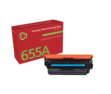 Toner rigenerato Everyday™ di Xerox Ciano compatibile con HP 655A (CF451A), Capacità standard