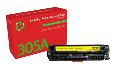Toner rigenerato Everyday™ di Xerox Giallo compatibile con HP 305A (CE412A), Capacità standard