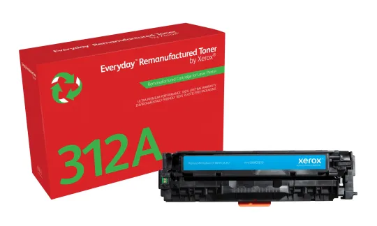 Toner rigenerato Everyday™ di Xerox Ciano compatibile con HP 312A (CF381A), Capacità standard