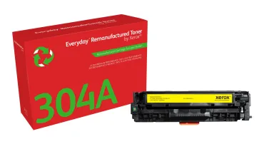 Toner rigenerato Everyday™ di Xerox Giallo compatibile con HP 304A (CC532A), Capacità standard