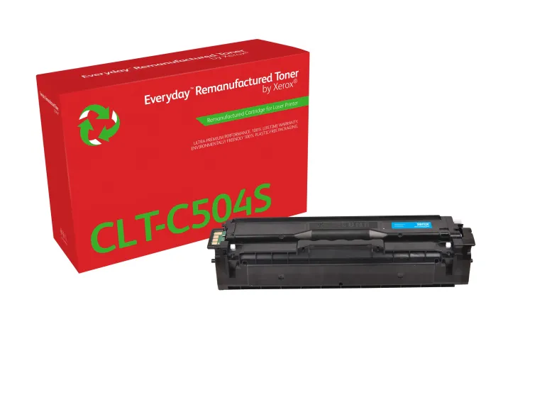 Toner rigenerato Everyday™ di Xerox Ciano compatibile con Samsung CLT-C504S, Capacità standard