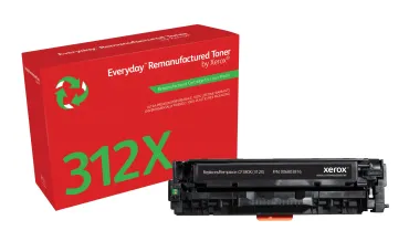 Toner rigenerato Everyday™ di Xerox Nero compatibile con HP 312X (CF380X), Alta capacità