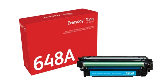 Toner Everyday™ _OEM_NAME_ Ciano di Xerox compatibile con HP 648A (CE261A), Capacità standard