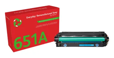 Toner rigenerato Everyday™ di Xerox Ciano compatibile con HP 651A 650A 307A (CE341A CE271A CE741A), Capacità standard