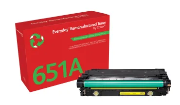 Toner rigenerato Everyday™ di Xerox Giallo compatibile con HP 651A 650A 307A (CE342A CE272A CE742A), Capacità standard