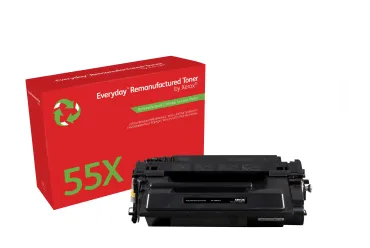 Toner rigenerato Everyday™ di Xerox Mono compatibile con HP 55X (CE255X), Alta capacità
