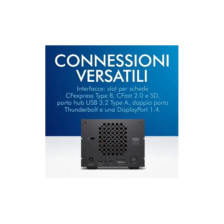 LaCie 2big Dock 60TB Thunderbolt 3 - Dual-Disk Enterprise Class Hardware RAID