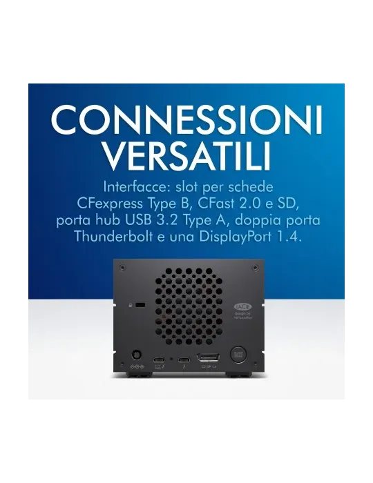 LaCie 2big Dock 60TB Thunderbolt 3 - Dual-Disk Enterprise Class Hardware RAID