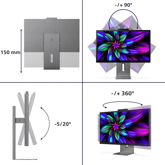 Philips Brilliance 27E3U7903 00 Monitor PC 68,6 cm (27") 5120 x 2880 Pixel 5K Ultra HD LCD Grigio