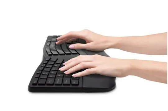 Kensington Pro Fit Ergo tastiera Mouse incluso Universale RF senza fili + Bluetooth QWERTY Inglese UK Nero