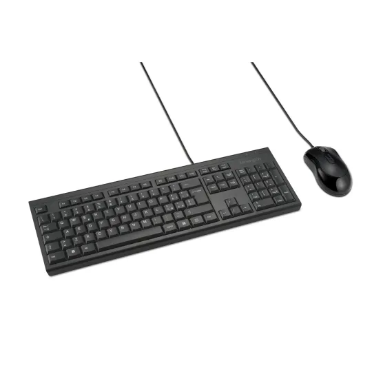 Kensington Set per desktop con cavo KM100 EQ