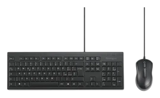 Kensington Set per desktop con cavo KM100 EQ
