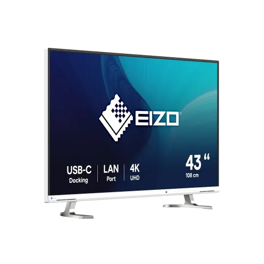 EIZO FlexScan EV4340X monitor 42.5" per progettazione CAD e 3D - BIANCO