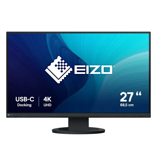 EIZO FlexScan EV2740S monitor 27" per progettazione CAD e 3D - NERO