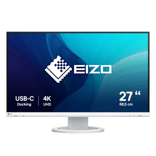 EIZO FlexScan EV2740S monitor 27" per progettazione CAD e 3D - BIANCO