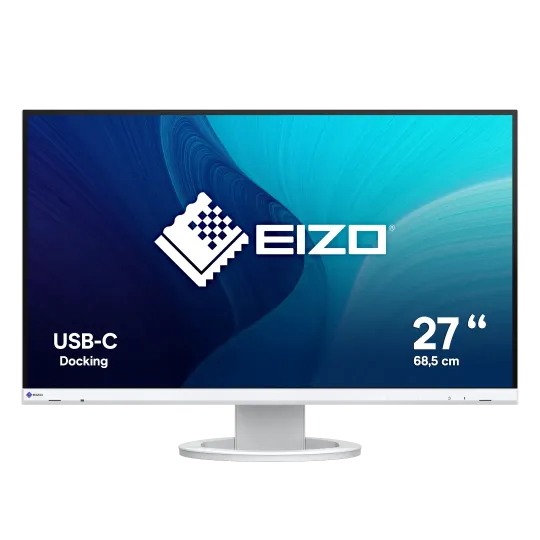 EIZO FlexScan EV2720S monitor 27" per progettazione CAD e 3D - BIANCO