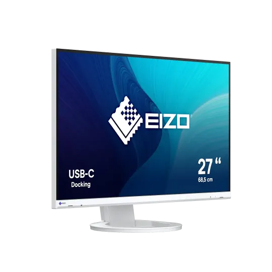 EIZO FlexScan EV2720S monitor 27" per progettazione CAD e 3D - BIANCO