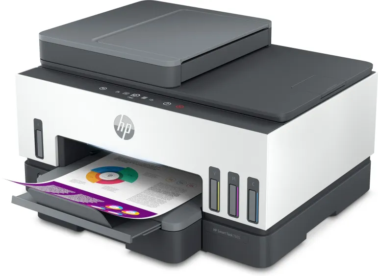 HP Smart Tank 7605 Wireless All-in-One Colore Stampante, Stampa fronte retro fotocopiatrice, scanner