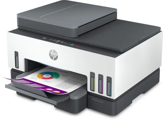 HP Smart Tank 7605 Wireless All-in-One Colore Stampante, Stampa fronte retro fotocopiatrice, scanner
