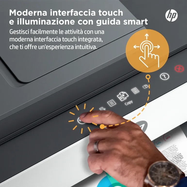 HP Smart Tank 7605 Wireless All-in-One Colore Stampante, Stampa fronte retro fotocopiatrice, scanner