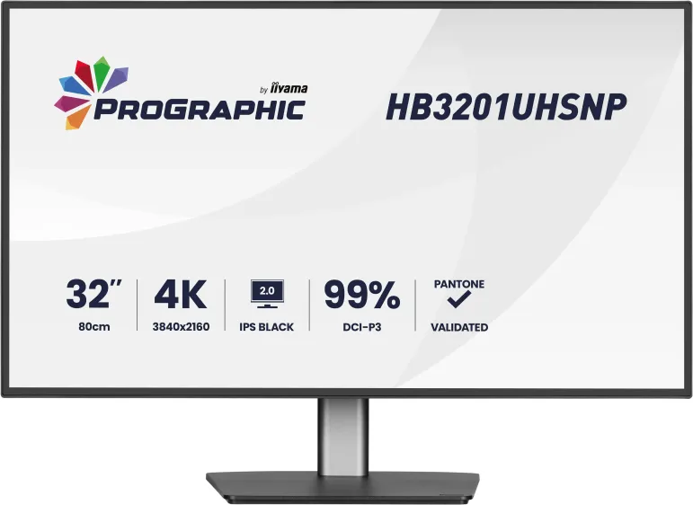 iiyama ProGraphic HB3201UHSNP-B1 Monitor PC 80 cm (31.5") 3840 x 2160 Pixel Nero