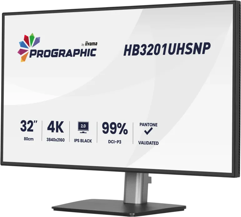 iiyama ProGraphic HB3201UHSNP-B1 Monitor PC 80 cm (31.5") 3840 x 2160 Pixel Nero