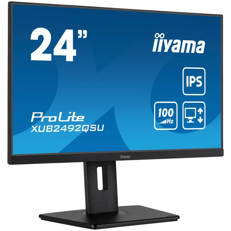 iiyama ProLite XUB2492QSU-B1 Monitor PC 60,5 cm (23.8") 2560 x 1440 Pixel Quad HD LED Nero
