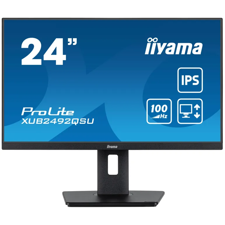 iiyama ProLite XUB2492QSU-B1 Monitor PC 60,5 cm (23.8") 2560 x 1440 Pixel Quad HD LED Nero