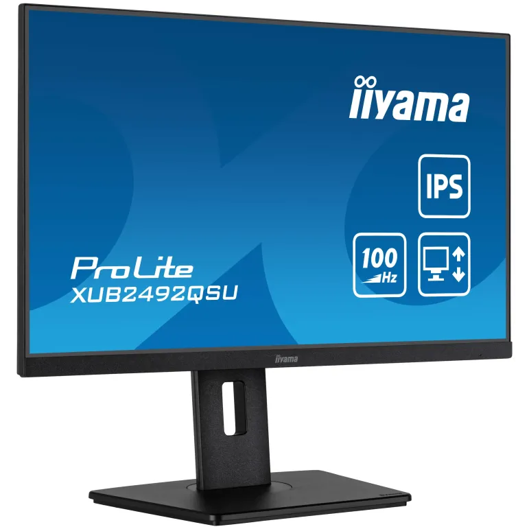 iiyama ProLite XUB2492QSU-B1 Monitor PC 60,5 cm (23.8") 2560 x 1440 Pixel Quad HD LED Nero