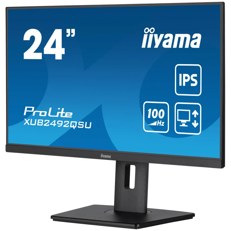 iiyama ProLite XUB2492QSU-B1 Monitor PC 60,5 cm (23.8") 2560 x 1440 Pixel Quad HD LED Nero