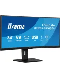 iiyama ProLite XCB3494WQSU-B1 Monitor PC 86,4 cm (34") 3440 x 1440 Pixel UltraWide Quad HD LED Nero