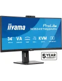 iiyama ProLite XCB3497WQSNPH-B1 Monitor PC 86,4 cm (34") 3440 x 1440 Pixel UltraWide Quad HD LED Nero