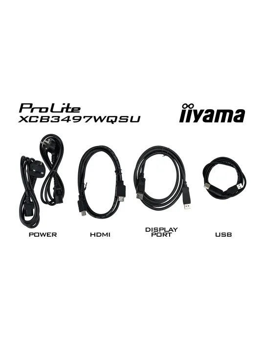 iiyama ProLite XCB3494WQSU-B1 Monitor PC 86,4 cm (34") 3440 x 1440 Pixel UltraWide Quad HD LED Nero