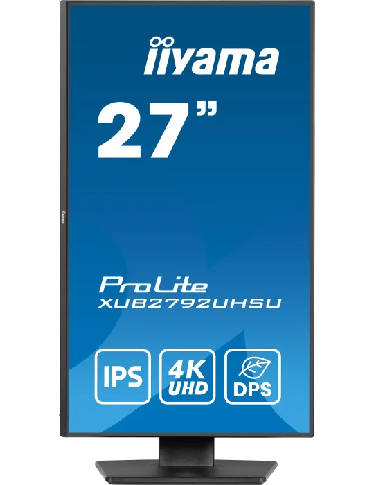 iiyama ProLite XUB2792UHSU-B6 Monitor PC 68,6 cm (27") 3840 x 2160 Pixel 4K Ultra HD LED Nero