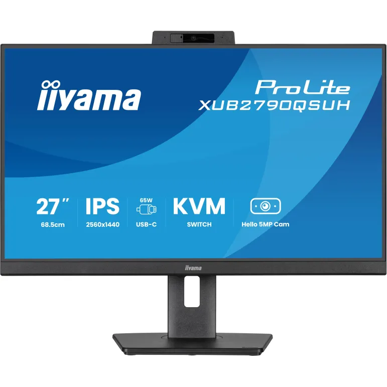iiyama ProLite XUB2790QSUH-B2 Monitor PC 68,6 cm (27") 2560 x 1440 Pixel Quad HD LED Nero