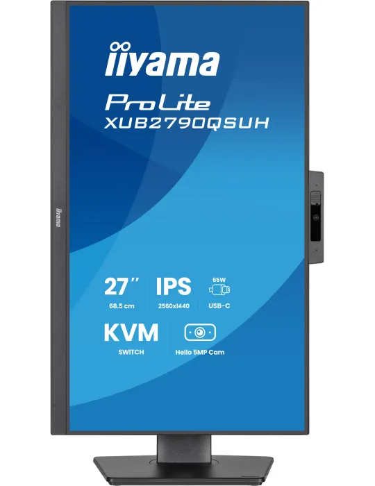 iiyama ProLite XUB2790QSUH-B2 Monitor PC 68,6 cm (27") 2560 x 1440 Pixel Quad HD LED Nero