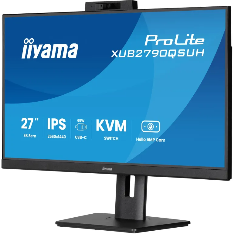 iiyama ProLite XUB2790QSUH-B2 Monitor PC 68,6 cm (27") 2560 x 1440 Pixel Quad HD LED Nero