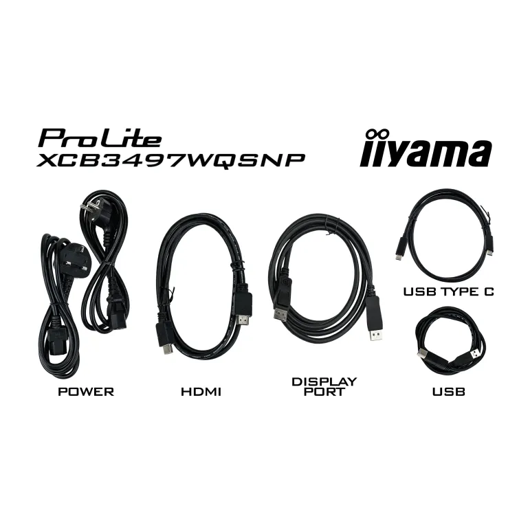 iiyama ProLite XCB3497WQSNP-B1 Monitor PC 86,4 cm (34") 3440 x 1440 Pixel UltraWide Quad HD LED Nero