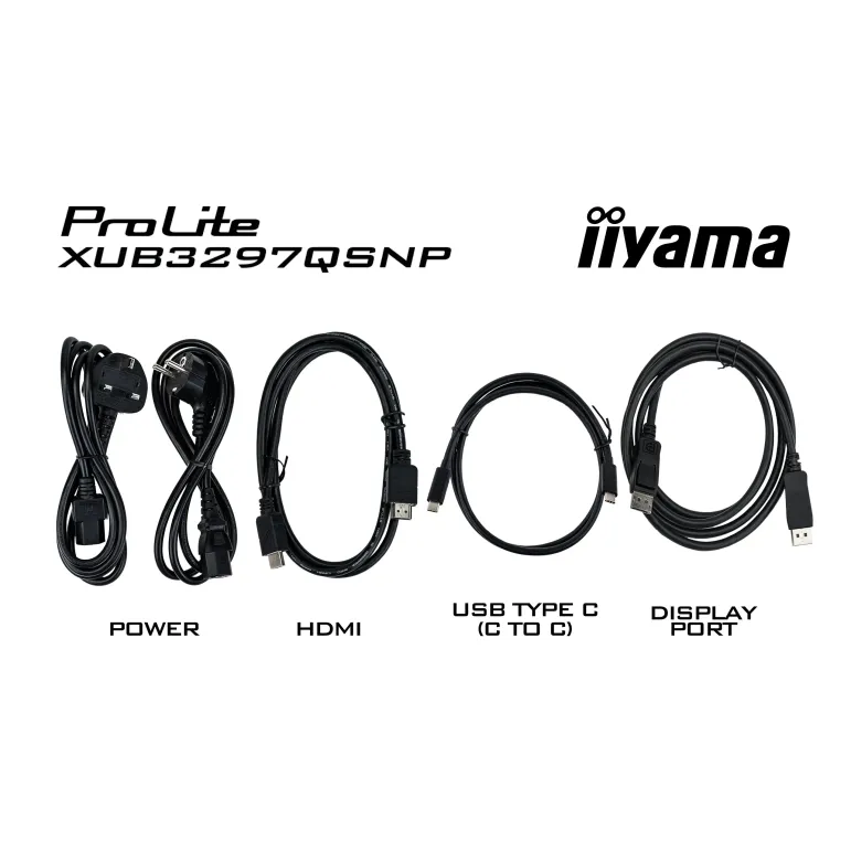 iiyama ProLite XUB3297QSNP-B1 Monitor PC 81,3 cm (32") 2560 x 1440 Pixel Quad HD LED Nero