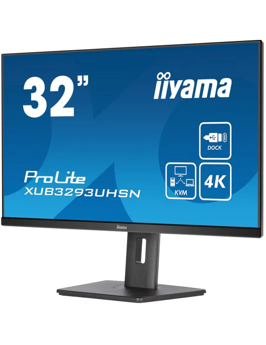 iiyama ProLite XUB3293UHSN-B5 Monitor PC 80 cm (31.5") 3840 x 2160 Pixel 4K Ultra HD LCD Nero