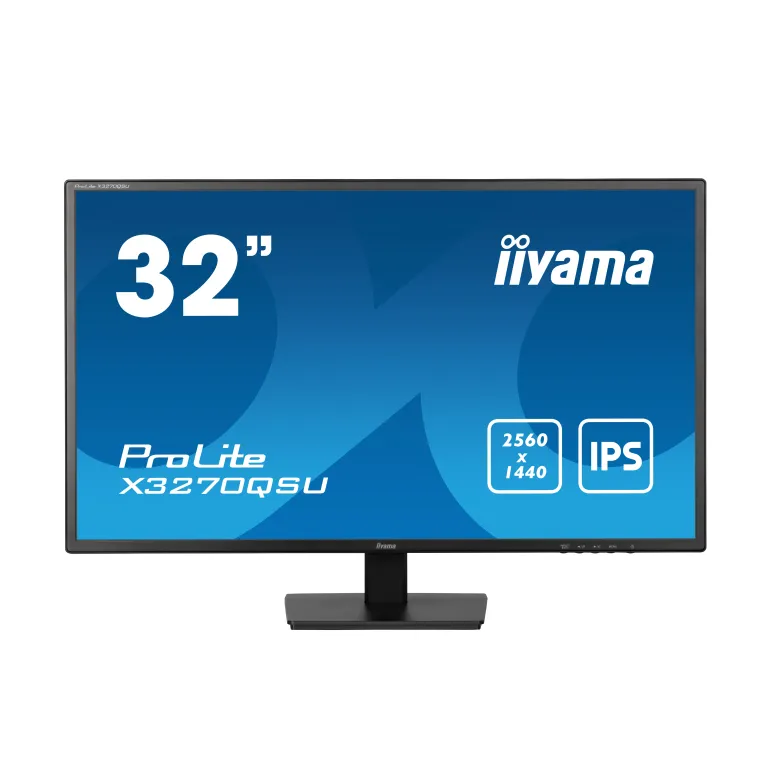iiyama ProLite X3270QSU-B1 Monitor PC 80 cm (31.5") 2560 x 1440 Pixel Wide Quad HD LED Nero