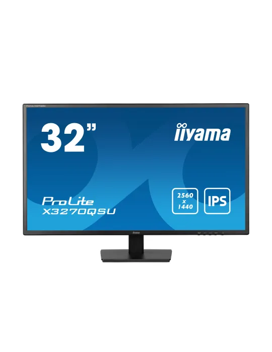 iiyama ProLite X3270QSU-B1 Monitor PC 80 cm (31.5") 2560 x 1440 Pixel Wide Quad HD LED Nero