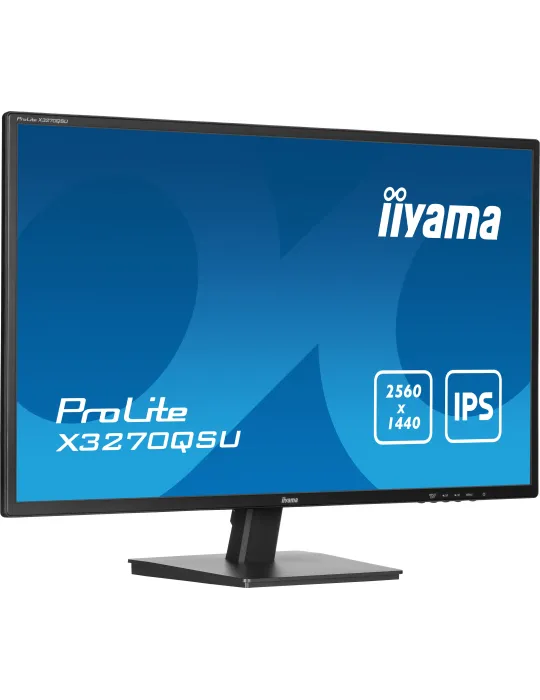 iiyama ProLite X3270QSU-B1 Monitor PC 80 cm (31.5") 2560 x 1440 Pixel Wide Quad HD LED Nero