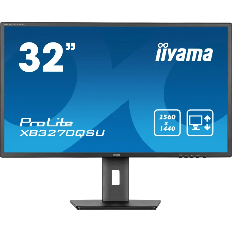 iiyama ProLite XB3270QSU-B1 Monitor PC 80 cm (31.5") 2560 x 1440 Pixel Quad HD LED Nero