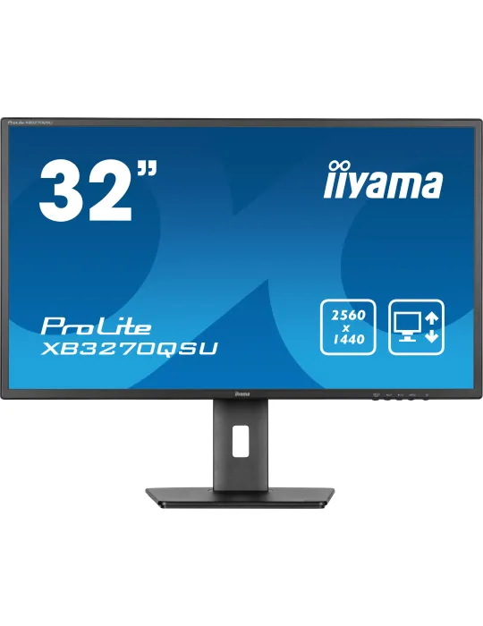 iiyama ProLite XB3270QSU-B1 Monitor PC 80 cm (31.5") 2560 x 1440 Pixel Quad HD LED Nero