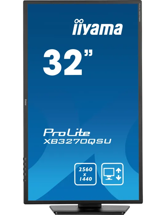 iiyama ProLite XB3270QSU-B1 Monitor PC 80 cm (31.5") 2560 x 1440 Pixel Quad HD LED Nero