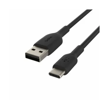 CAVO IN PVC DA USB-C A USB-A 2M - NERO