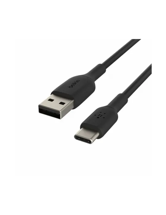 CAVO IN PVC DA USB-C A USB-A 2M - NERO