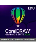 CorelDRAW Graphics Suite 2026 Education perpetua per Win e Mac con 1 anno di manutenzione